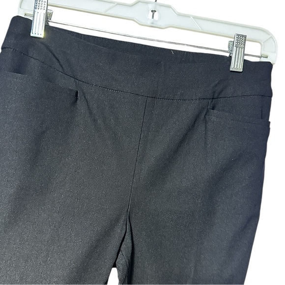 Chico’s Black Slimming Pull-On Career Trouser Stretch Size Chicos 00R or US 2 - Picture 5 of 12